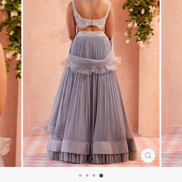 Ridhi Mehra Perrine lengha - Picture 4 of 5